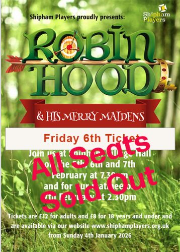 Robin Hood Frid 6th Sold Out